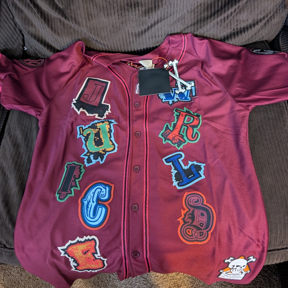 Abrand Kids Burgundy Graphic Jersey
